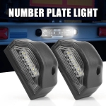 LED Φώτα Πινακίδας 12V Μαύρο / Λευκό 1 Τεμάχιο
