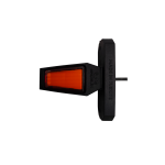 LED Όγκου NEON Κερατάκια Τριπλά 12V / 24V IP67 Πορτοκαλί / Κόκκινό / Κόκκινό 90mm X 102mm