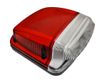 Σετ LED Φώτα Πινακίδας 12V / 24V Neon Κόκκινο / Λευκό 131mm x 127mm 50mm 2 Τεμάχια
