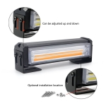 Led Μπάρα 36W Οδικής Βοήθειας Πορτοκαλί 16cm 2 τεμάχια 12V - 24V