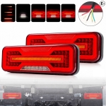 LED Σετ Neon Е-Мark Φανός Οπίσθιος 10V / 30V με 5 Λειτουργίες Tρεχούμενο φλας 285mm X 99mm