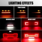 LED Σετ Neon Е-Мark Φανός Οπίσθιος 10V / 30V με 5 Λειτουργίες Tρεχούμενο φλας 285mm X 99mm