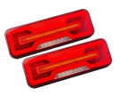LED Σετ Neon Е-Мark Φανός Οπίσθιος 10V / 30V με 5 Λειτουργίες Tρεχούμενο φλας 285mm X 99mm