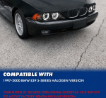 Μπροστινά Φανάρια Angel Eyes για BMW E39 Σειρά 5 1997 - 2000 2τμχ.