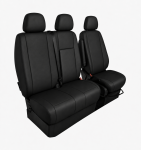 Σετ Καλύμματα Αυτοκινήτου για 2+1 MERCEDES SPRINTER W906 2006 - 2018 ECO Δέρμα Μαύρο