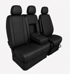 Σετ Καλύμματα Αυτοκινήτου για 2+1 MERCEDES SPRINTER W906 2006 - 2018 ECO Δέρμα Μαύρο