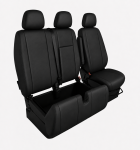 Σετ Καλύμματα Αυτοκινήτου για 2+1 MERCEDES SPRINTER W906 2006 - 2018 ECO Δέρμα Μαύρο