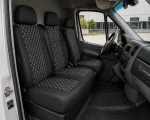 Σετ Καλύμματα Αυτοκινήτου για 2+1 MERCEDES SPRINTER W906 2006 - 2018 ECO Δέρμα Μαύρο με Λευκό Κέντημα