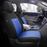 Σετ Καλύμματα Αυτοκινήτου SelectedFit Flex Design by OTOM Ύφασμα Εμπρός και Πίσω Μαύρο - Μπλέ