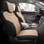 Σετ Καλύμματα Αυτοκινήτου SelectedFit One Design by OTOM Ύφασμα Εμπρός και Πίσω Μαύρο - Μπέζ