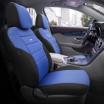 Σετ Καλύμματα Αυτοκινήτου SelectedFit One Design by OTOM Ύφασμα Εμπρός και Πίσω Μαύρο - Μπλέ