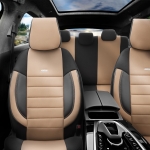 Σετ Καλύμματα Αυτοκινήτου SelectedFit Pro Design by OTOM Ύφασμα Εμπρός και Πίσω Μαύρο - Μπέζ