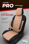 Σετ Καλύμματα Αυτοκινήτου SelectedFit Pro Design by OTOM Ύφασμα Εμπρός και Πίσω Μαύρο - Μπέζ