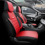 Σετ Καλύμματα Αυτοκινήτου SelectedFit Pro Design by OTOM Ύφασμα Εμπρός και Πίσω Μαύρο - Κόκκινο