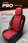 Σετ Καλύμματα Αυτοκινήτου SelectedFit Pro Design by OTOM Ύφασμα Εμπρός και Πίσω Μαύρο - Κόκκινο