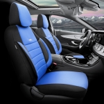 Σετ Καλύμματα Αυτοκινήτου SelectedFit Pro Design by OTOM Ύφασμα Εμπρός και Πίσω Μαύρο - Μπλέ