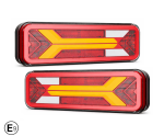 Σετ 2 Τεμάχια LED Neon Е-Мark Φανός Οπίσθιος 12V / 24V Φρένων - Tρεχούμενο φλας - Όπισθεν - Πορείας - Ομίχλης 283mm X 100mm X 30mm IP67