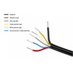 LED Μπάρα Ψυχρό Λευκό 10-30 Volt Υψηλής Ισχύος 125Watt DRL Λευκό / Πορτοκαλί και Φλάς Λάμψη Πορτοκαλί Προειδοποιητικό Φως 47cm IP67