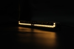LED Μπάρα Ψυχρό Λευκό 10-30 Volt Υψηλής Ισχύος 125Watt DRL Λευκό / Πορτοκαλί και Φλάς Λάμψη Πορτοκαλί Προειδοποιητικό Φως 47cm IP67