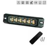 LED Φώτα Οδικής Βοήθειας Φλάς Λάμψη 12V / 24V Πορτοκαλί / Πορτοκαλί Εξωτερικά 128mm X 31mm X 15mm
