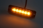 LED Φώτα Οδικής Βοήθειας Φλάς Λάμψη 12V / 24V Πορτοκαλί / Πορτοκαλί Εξωτερικά 128mm X 31mm X 15mm