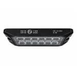 LED Φώτα Οδικής Βοήθειας Φλάς Λάμψη 12V / 24V Πορτοκαλί / Πορτοκαλί Εξωτερικά 128mm X 49mm X 15mm