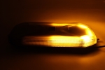 LED Φάρος Φιμέ Πορτοκαλί Επαναφορτιζόμενος με Τηλεχειριστήριο 12V / 24V Με Μαγνήτη και Βεντούζα 325mm x 148mm x 51mm E-mark