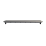 LED Φάρος 122cm 80W Πορτοκαλί Με λειτουργία Ημέρα / Νύχτα 12V / 24V Με Διάφανο Γυαλί 122.2cm x 11.6cm x 3.1cm E-mark