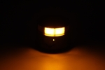 Επαναφορτιζόμενος LED Φάρος Πορτοκαλί Φιμέ 12V / 24V Με Μαγνήτη και Βεντούζα Ø130mm με Τηλεχειριστήριο E-mark
