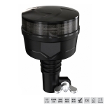 LED Φάρος Πορτοκαλί Φιμέ 12V / 24V Γρήγορη Σύνδεση Ø92mm E-mark
