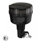 LED Φάρος Πορτοκαλί Φιμέ 12V / 24V Γρήγορη Σύνδεση Ø92mm E-mark