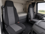 Σετ Καλύμματα Φορτηγού για DAF XF105 - 2007 - 2014 Υφασμάτινα 2 Τεμαχίων Γκρί