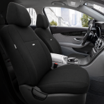 Σετ Καλύμματα Αυτοκινήτου SelectedFit Flex Design by OTOM Ύφασμα Εμπρός και Πίσω Μαύρο - Γκρι