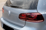 Πίσω Φανάρια Led Vw Golf 6 2008 - 2014 Gti R Design Τρέχουμενο Φλας Κόκκινα Σετ 2τμχ