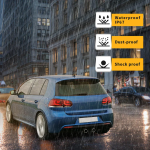 Πίσω Φανάρια Led Vw Golf 6 2008 - 2014 Gti R Design Τρέχουμενο Φλας Κόκκινα Σετ 2τμχ
