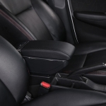 Δερμάτινο Υποβραχιόνιο για Opel Corsa D με Θήκη ποτηριών και Σταχτοδοχείο