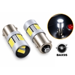 Λαμπτήρας LED BAX9S 17SMD 12V Λευκό 2 Τεμάχια