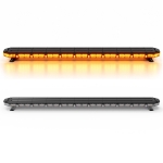 LED Φάρος 135cm 138W Πορτοκαλί 12V / 24V Με Διάφανο Γυαλί 1351mm x 165mm x 73mm