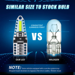 T10 LED Can Bus 2 SMD 7020 12V Ψυχρό Λευκό 2 Τεμάχια