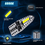T10 LED Can Bus 2 SMD 7020 12V Ψυχρό Λευκό 2 Τεμάχια