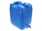 Δοχείο νερού με μεταλλική βρύση 20L μπλε Carmotion