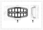 LED Προβολέας Ψυχρό Λευκό 10-30 Volt Υψηλής Ισχύος 50W με Δυναμικό Οβάλ DRL Λευκό - Πορτοκαλί IP68 E9