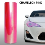 Αυτοκόλλητη Χαμαιλέων Μεμβράνη για Φανάρια Αυτοκινήτου 30cm X 10m σε Ροζ Χρώμα 1 Τεμάχιο