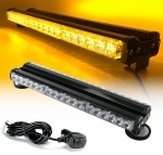 Led Μπάρα Οδικής Βοήθειας 36 LED Πορτοκαλί 12V / 24V 108W Με Μαγνήτη 46cm