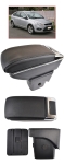 Δερμάτινο Υποβραχιόνιο για Ford Focus MK2 2005–2011 - Οικολογικό δέρμα - Μαύρο