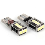 T10 LED Can Bus 9 SMD 5050 12V Ψυχρό Λευκό 2 Τεμάχια