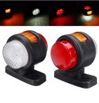 Σετ LED Όγκου Κερατάκια Τριπλά 12V / 24V IP67 Κόκκινό / Λευκό / Πορτοκαλί 85mm x 80mm x 68mm