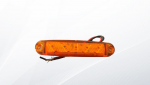 LED Φωτιστικό 15 LED Σήμανσης 12V / 24V Πορτοκαλί 100mm x 20mm x 10mm