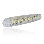 LED Όγκου Е-Mark 12V IP68 Λευκό Με 9 SMD 10см