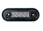 LED Όγκου 4 LED Πλευρικής Σήμανσης Πορτοκαλί 12V / 24V IP68 90mm x 30mm